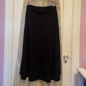 Joe Benbasset black midi skirt, size large